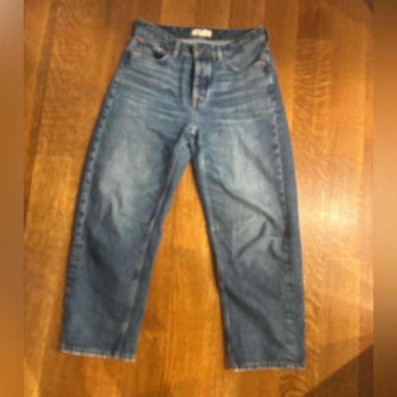 Madewell darted barrel leg jeans 26 denim - Picture 2 of 6